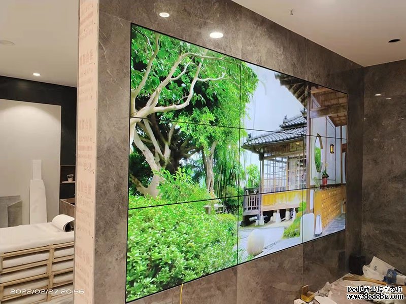 上海真北路美凯龙商场3*3液晶拼接屏项目 上海真北路美凯龙商场3*3液晶拼接屏项目