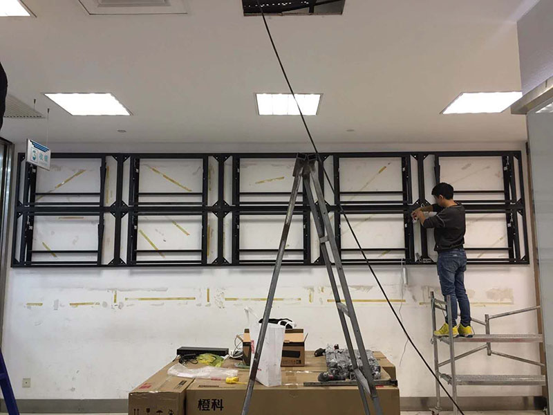 汇金百货拼接屏项目案例 汇金百货拼接屏项目案例
