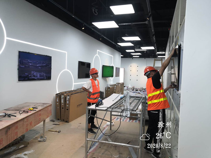 滁州科技公司展厅拼接屏项目案例