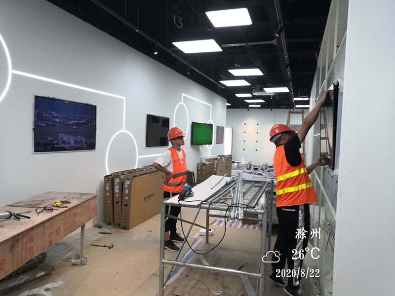 滁州科技公司展厅拼接屏项目案例 滁州科技公司展厅拼接屏项目案例