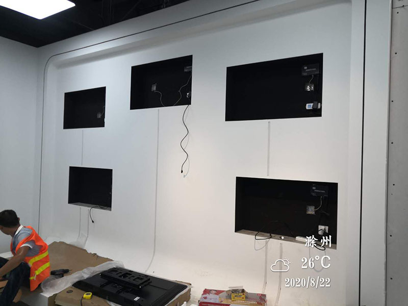 滁州科技公司展厅拼接屏项目案例 滁州科技公司展厅拼接屏项目案例
