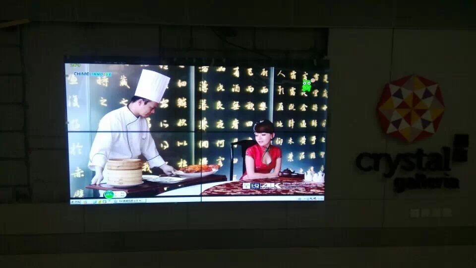 上海静安地铁站大屏广告液晶拼接屏三星液晶屏